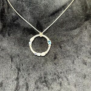 Like New David Yurman confetti sterling silver necklace